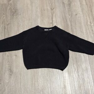 Zara Black Crew Neck Sweater